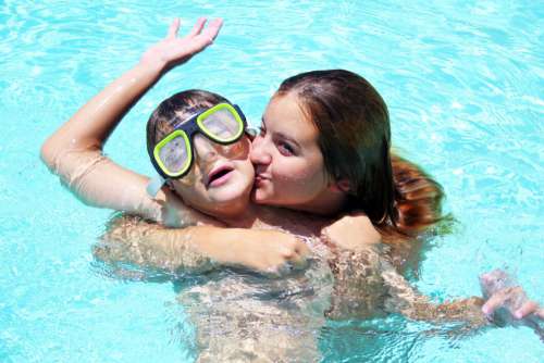 Kids Swimming Pool Free Stock Photo