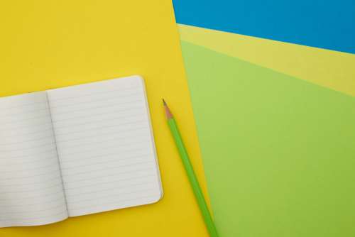 Background Office Supplies Free Stock Photo
