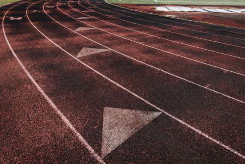 Track Field Background Free Stock Photo