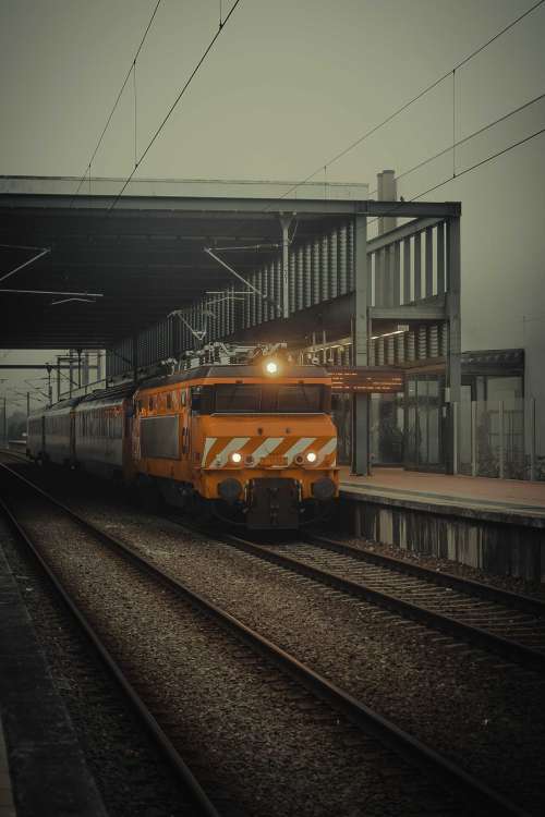 Orange train