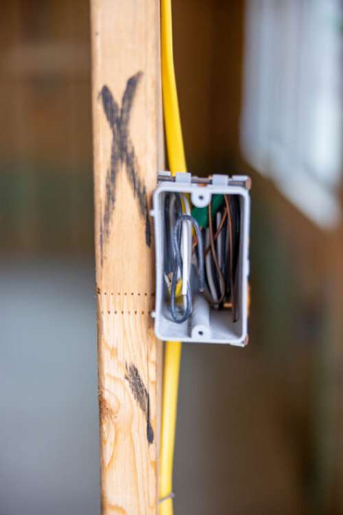 Electrical Box Wiring Free Stock Photo