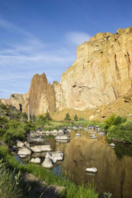 Canyon River Landscape Free Stock Photo