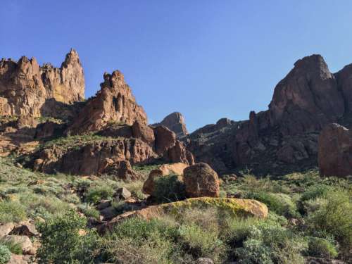 Rocky Desert Landscape Free Stock Photo