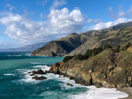 Ocean Coast Landscape Free Stock Photo