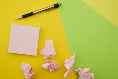 Office Supplies Background Free Stock Photo