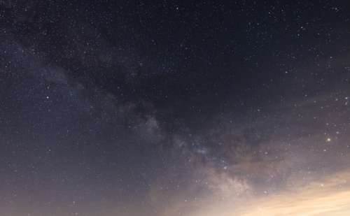 Night Starry Sky Free Stock Photo