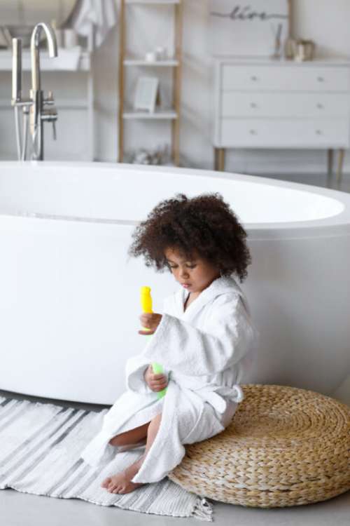 Child Bathroom Bath Free Stock Photo