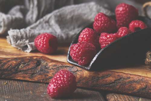 Berries Fruit Raspberries Free Stock Photo