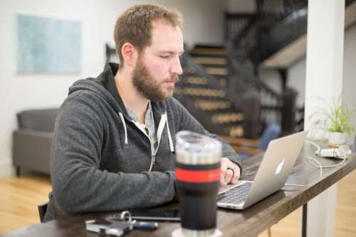 Working Person Laptop Free Stock Photo